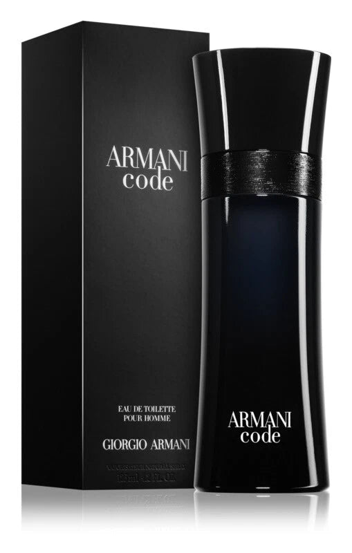 Armani Code pperfume on white background
