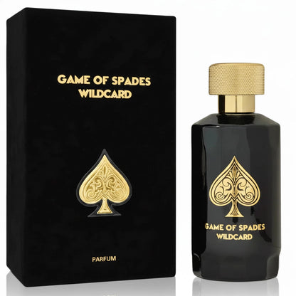 game of spades perfume and box on white background